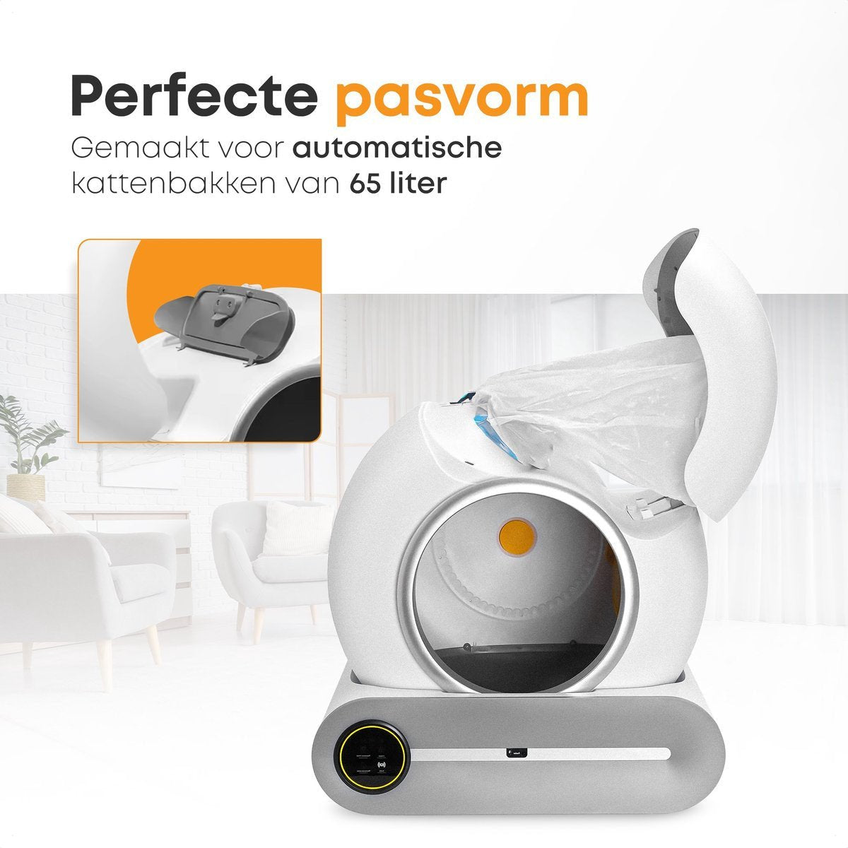 5 rollen kattenbakzakken - FAVR Pets